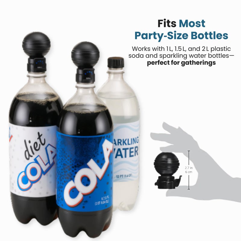 Jokari Fizz-Keeper Pump & Pour - Image 4